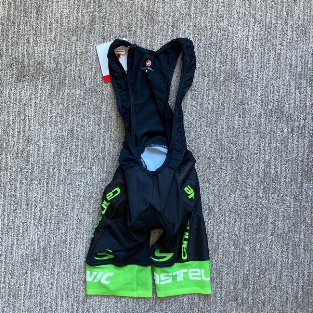 New Men's XS Castelli Inferno Bib Padded Cycling Shorts Cannondale Black